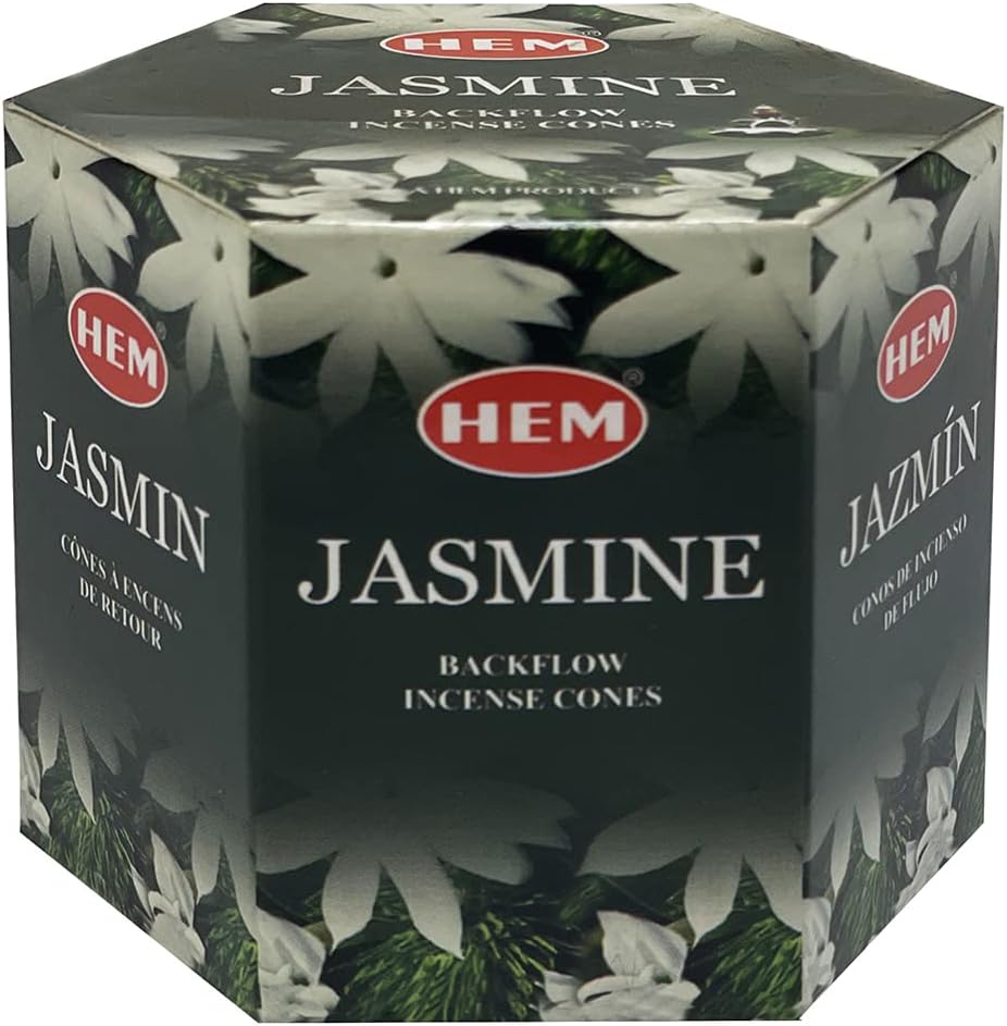 TRUMIRI Jasmine Backflow Incense Cones For Waterfall And Mat Bundle Inciensos Aromaticos|Incienso|Inciense|Insienso