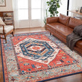 SERISSA 5x7 Washable Non Slip Boho Area Rug by SERISSAHomeDecorCollection