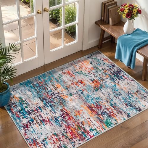 Tangsoo Abstract 2x3 Washable Rugs by Tangsoo
