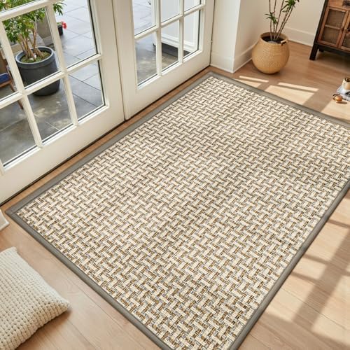 LEKEEPGO Door Mat Indoor Entrance 36"x59", Absorbent Indoor Door Mat Large by LEKEEPGO