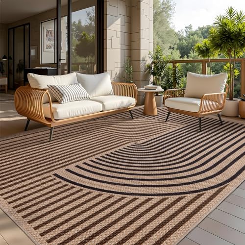 Tangsoo Easy Jute 5x7 Large Washable Non-Slip Area Rug - Image 2