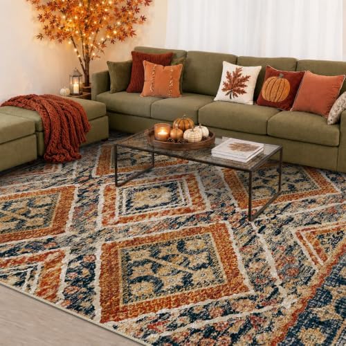 BESTSWEETIE Area Rug 5x7 Machine Washable Non-Slip Low Pile Print Pattern - Image 4