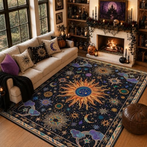 Vacuum-Friendly, 9x12 Washable Area Rug by meejou