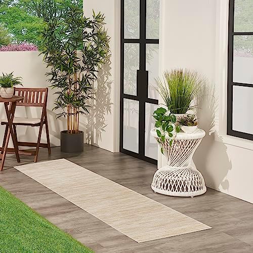 Nourison Home Nourison Essentials Ivory Gold 2'2" x 10' Area Rug - Image 3