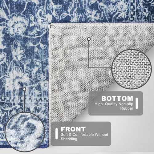 KILOCOCO Runner for Hallway 3x10 ft Washable Runner Non-Slip Rug - Image 5