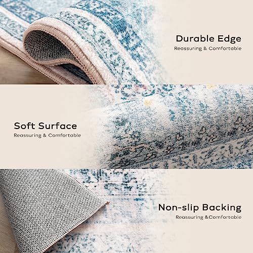 Ashler Boho Runner Rugs, Area Rugs 2x6 Vintage Rug - Image 4