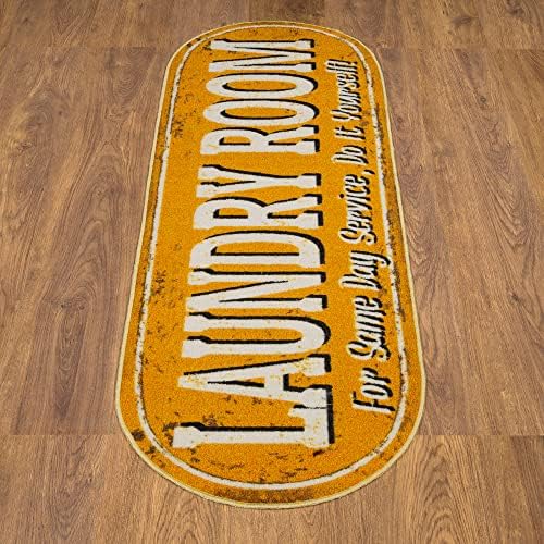 Ottomanson 20" x 59" Oval Laundry Room Rug - Image 2