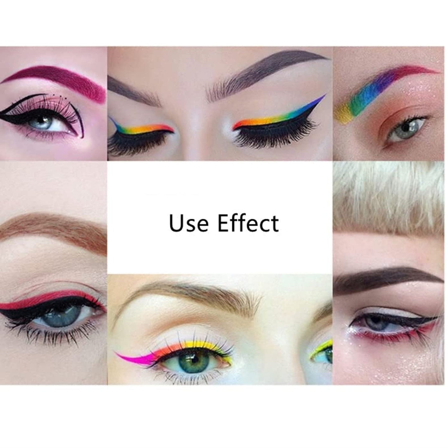 MAEPEOR 12 Colors Eyebrow Pomade Full-pigmented Long Lasting Waterproof Cream Gel Filling & Shaping Tinted Eyebrows Enhancers with Brush for Daily or Cosplay (06 Daffodil)