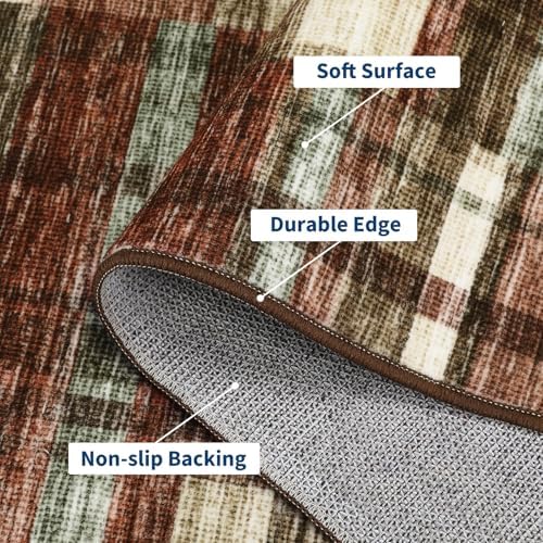 Garvee Washable Rugs 9x12 Area Rug - Image 5