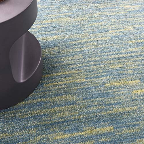 Nourison Home Nourison Essentials Blue Green 9' x Square Area Rug - Image 3