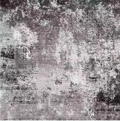 Square Rug 3x3 for Entryway Washable – Non-Slip Small Throw 3ft Area Rug for by BYYVOORugsforYourHome