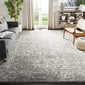 SAFAVIEH Evoke Area Rug 8x10, Large Grey & Ivory EVK256D by Unknown