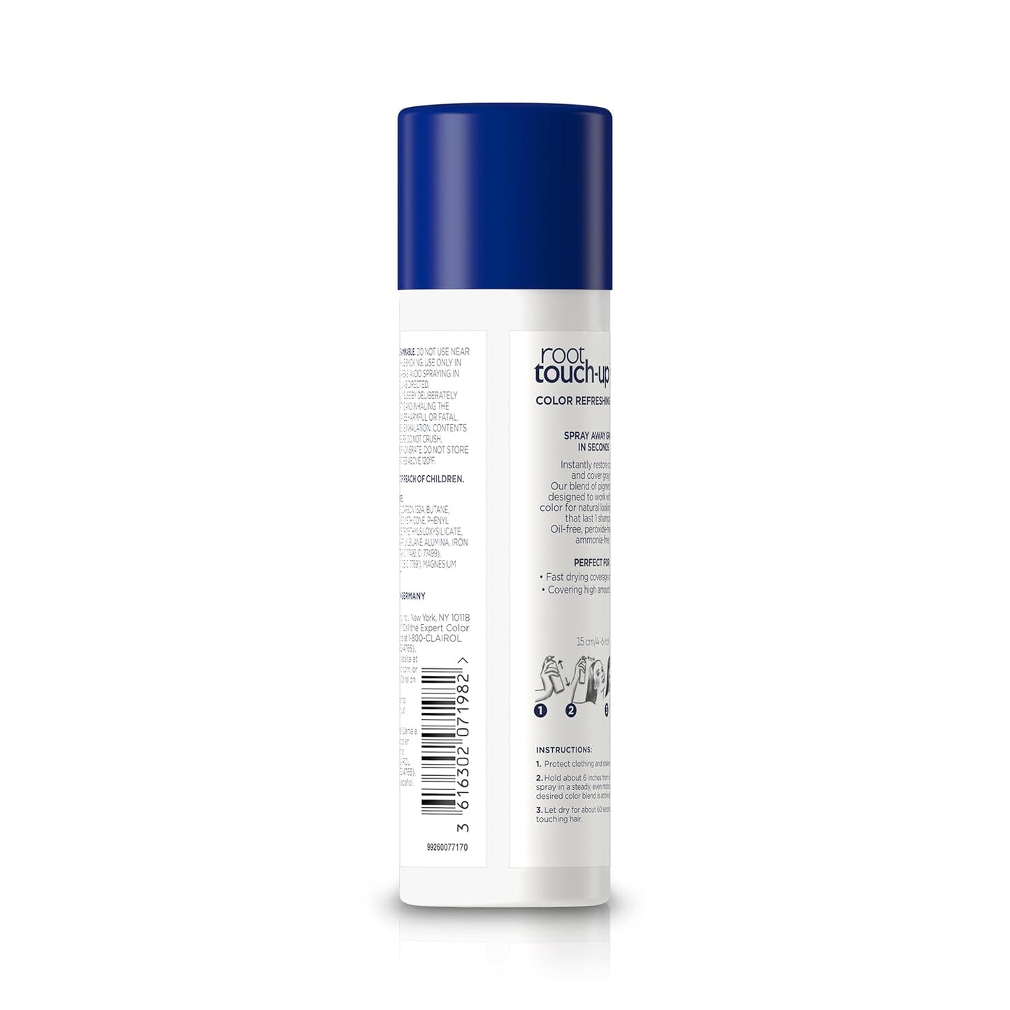 Clairol Root Touch-Up by Nice'n Easy Temporary Hair Coloring Spray, Medium Brown Hair Color, Pack of 1