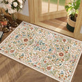 Floral 2x3 Entryway Rug Washable Doormat Indoor Throw Rug by NakedCloud