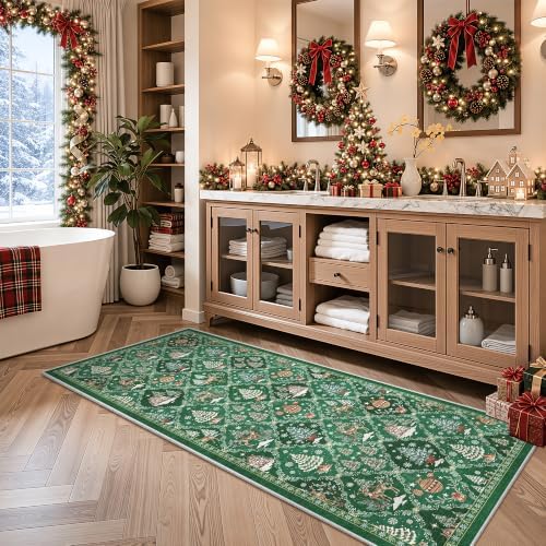 Christmas Runner Rug 2x5 for Hallway - Image 5