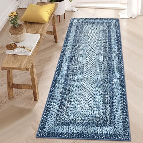 RUGSREAL 3x8 Hallway Runner Rug Washable Boho Kitchen Living Room Runners - Image 2