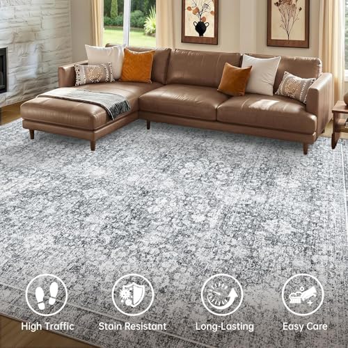 Sasttie 4x6 Area Rugs, Ultra-Soft Washable Rug - Image 2