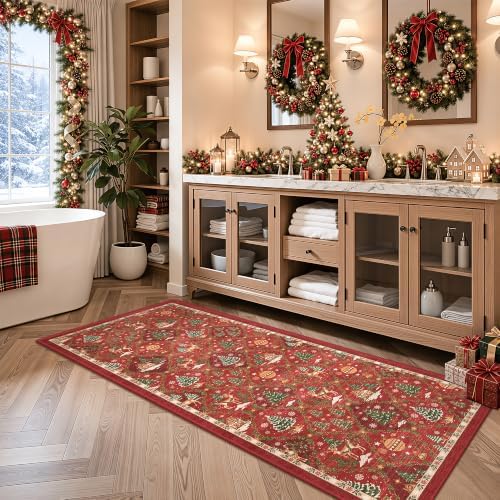 Christmas Runner Rug 2x6 for Hallway - Image 4