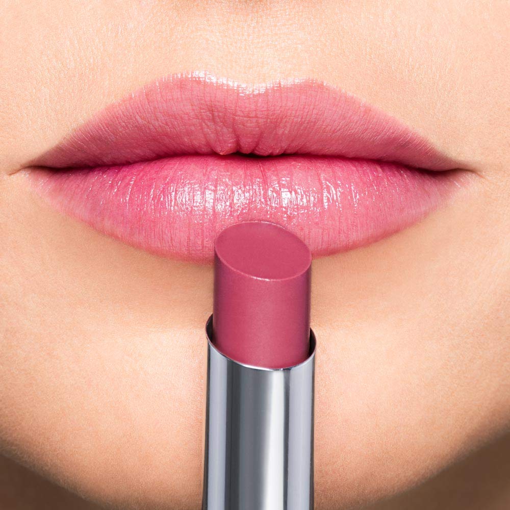 ARTDECO Color Booster Lip Balm in rose - nourishing lip balm with color-adapting pigments - lip plumper with spearmint flavor - prevents dryness & chapping - lip care with kernel oil - 0.1 Oz