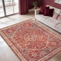 Keen Home Design Vintage Washable Area Rug, Non-Slip Low Pile by KeenHomeDesign