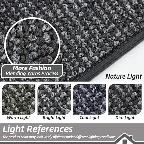 BEQHAUSE Dirt Trapper Door Mat 20"x32", Non-Slip Washable Doormat - Image 5