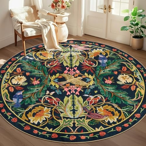 nesrt Jungle Round Area Rugs 8ft by nesrt