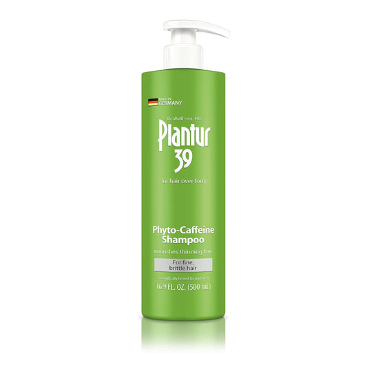 Plantur 39 Fine and Brittle Hair Shampoo (16.9 fl oz) I Phyto-Caffeine Formula I Promotes Natural Growth I For Women's Thinning Hair