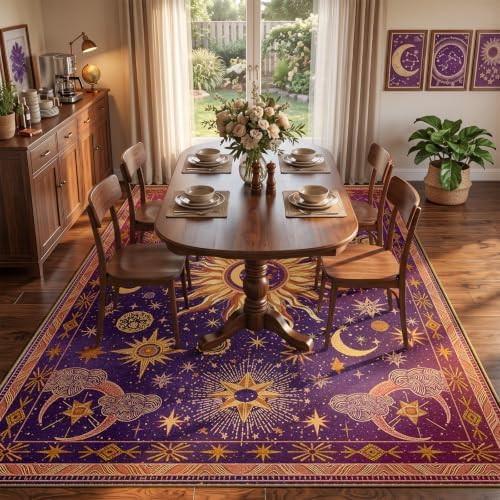 Vacuum-Friendly, 5x7 Washable Area Rug - Image 3