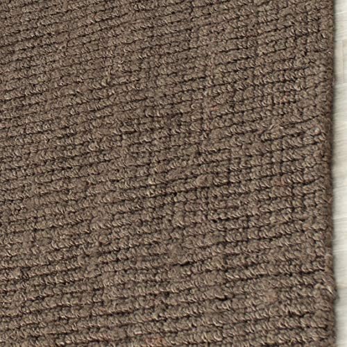 SAFAVIEH Natural Fiber Runner Rug 2'6"x12', Jute Knotted Brown NF447D - Image 5