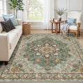 TOPRUUG Washable 7x7 Rug Square: Soft Living Room Area Rug by TOPRUUG