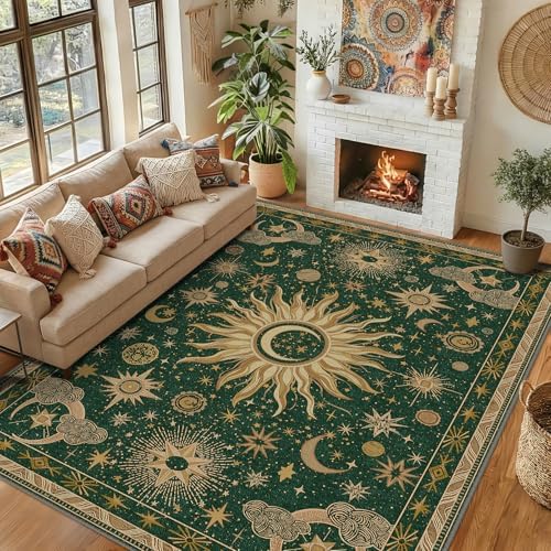 Vacuum-Friendly, 9x12 Washable Area Rug by meejou