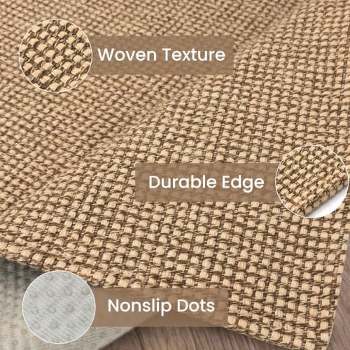 IOHOUZE Washable Exrea Long Hallway Runner Rug 2.6x14 Rubber Backed Kitchen - Image 6