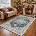 Vintage Area Rug 5x8: Machine Washable Area Rug by TOPRUUG