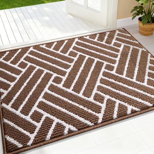 OLANLY Indoor Door Mat 32x20, Low-Profile Dirt Resistant Doormat by OLANLY