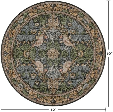 Hazo Haus Vintage 5ft Round Rug - Image 2