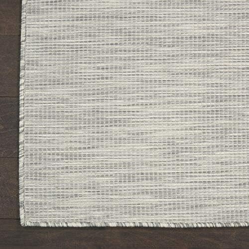 Nourison Home Positano Light Grey 6' x Round Area Rug - Image 6