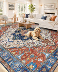 OLANLY 6x9 Washable Area Rug, Soft Non Slip Carpet by OLANLY