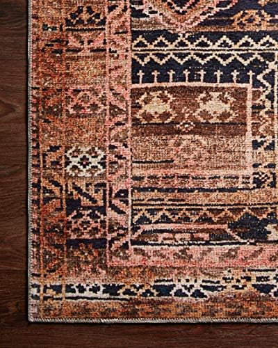 Loloi Layla Mocha/Blush 7'-6" x 9'-6" Area Rug - Image 7