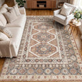 Ksrau 6x8 Area Rug Washable: Non Slip Rugs by Ksrau
