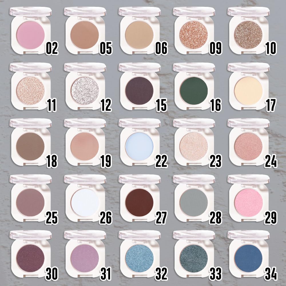 Light Teal Green Single Shimmer Eyeshadow Makeup, Neutral Powde Eye Shadow for Women, Teal Green Glitter Singles Eyeshadow Palette Pigmented Waterproof, sombras para ojos, Girls Eyeshadows Gift