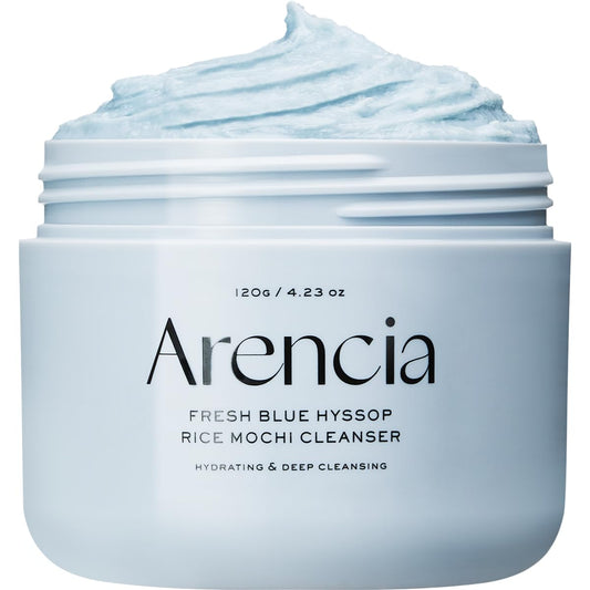 Hyssop Brightening & Deep-Cleansing Face Scrub & Exfoliator - for All Skin Types, Acne-Prone Skin & Blackheads (4.23oz)