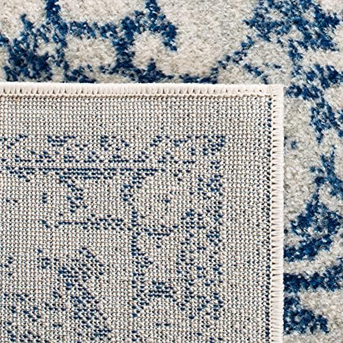SAFAVIEH Evoke Accent Rug 3x5, Ivory & Navy EVK256N - Image 5