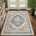 3x5 Washable Area Rug for Entryway Non Slip Kitchen Rugs by Restydon