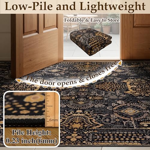 Ruaruarug Washable Area Rug 8×10 Ultra Soft - Image 3