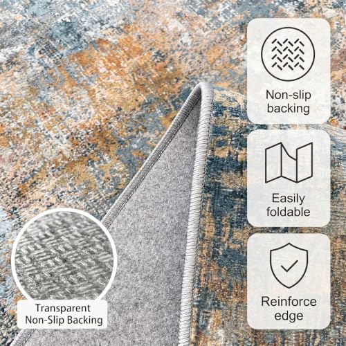 Small Washable Area Rug 3x5, Soft Non Slip Entryway Rug - Image 4