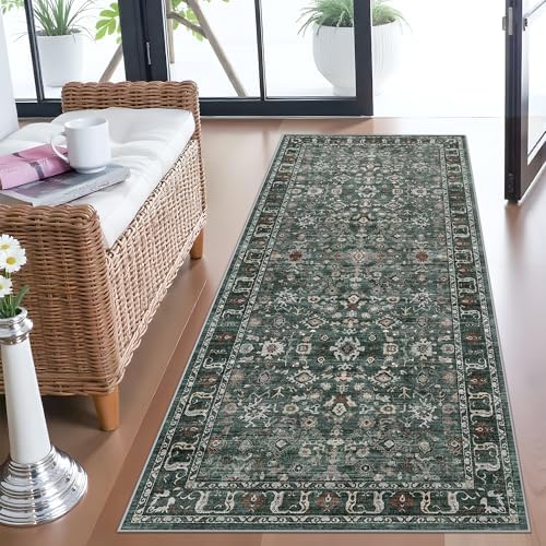 Green Entryway 2x5 Runner Rug: Runner by TOPRUUG