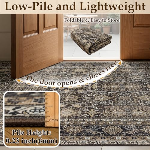 Ruaruarug Washable Area Rug 8×10 - Image 3