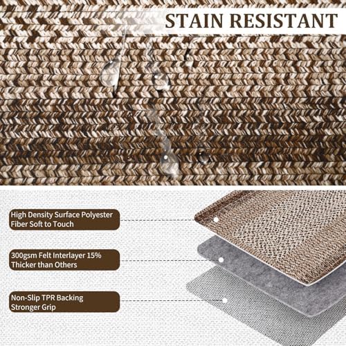 RUGSREAL 8x10 Washable Area Rug - Image 3