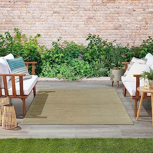 Nourison Home Nourison Essentials Green Gold 5' x 7' Area Rug - Image 4