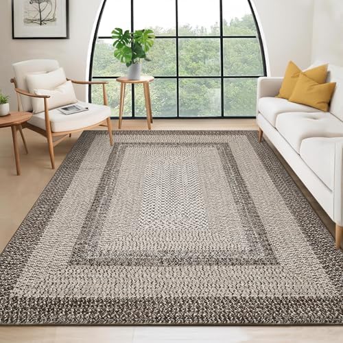 RUGSREAL 8x10 Washable Area Rug by RUGSREAL